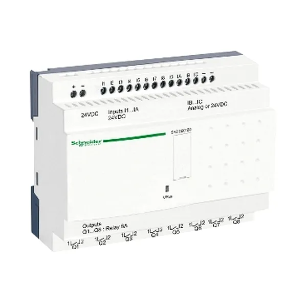 Releu Inteligent Comp. Zelio Logic, 20 I O, 24 V C.C., fara Ceas, fara Afisaj