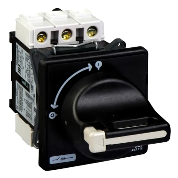 Intrerupator De Sarcina Vbd - 3 - 690 V 20 A - Maner Negru Blocabil Cu Lacat