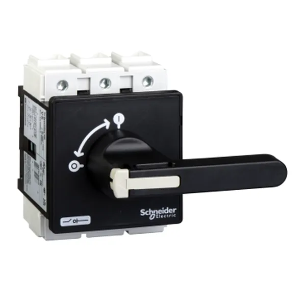 Intrerup. De Sarc. Vbf - 3 - 690 V 125 A - Maner Negru Lung, Blocabil Cu Lacat
