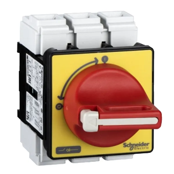 Intrerup. Sarc. Vcf - Tesys - 3 Poli - 690 V 80 A - Maner Rosu Blocabil Cu Lacat