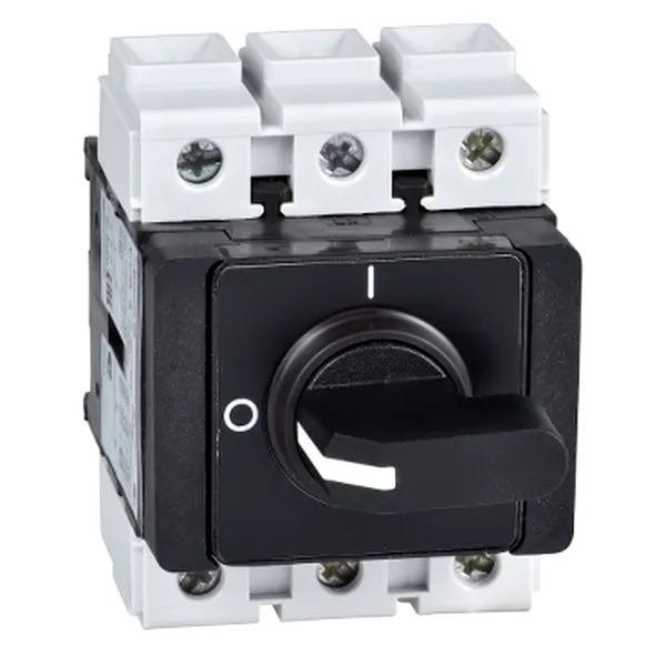 Intrerup. Sarc. Vvd - 3 Poli - 690 V 40 A - Maner Negru Neblocabil Cu Lacat