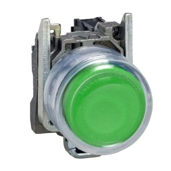 Buton Verde  22, cu Revenire, 1 Nd, Atex