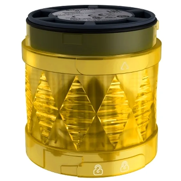 Unitate cu LED iluminata  60 mm, intermitenta, galbena, IP65, 24 V AC/DC