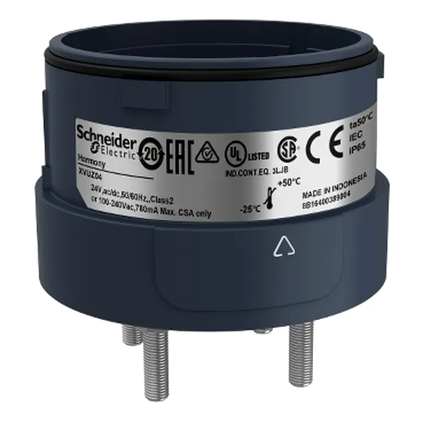 Unitate de fixare, 4 pini cu monare directa, neagra