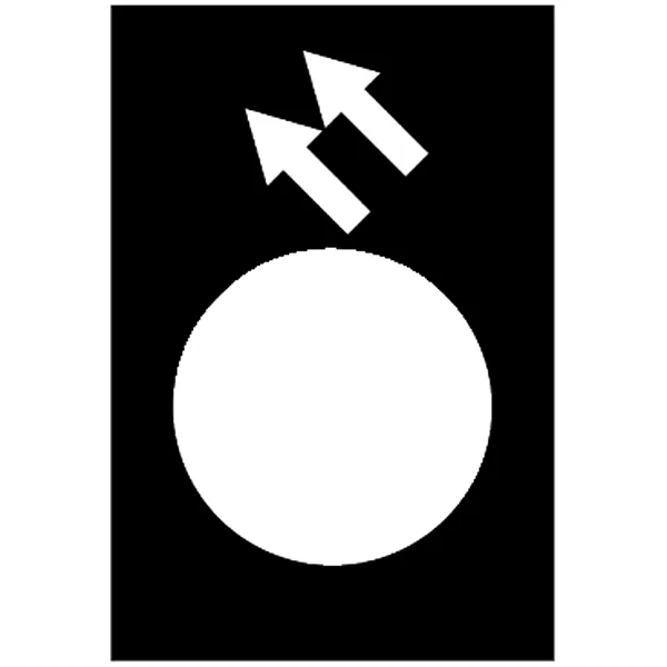 Legenda - 30 X 40 Mm - Neagra - Inapoi, Rapid